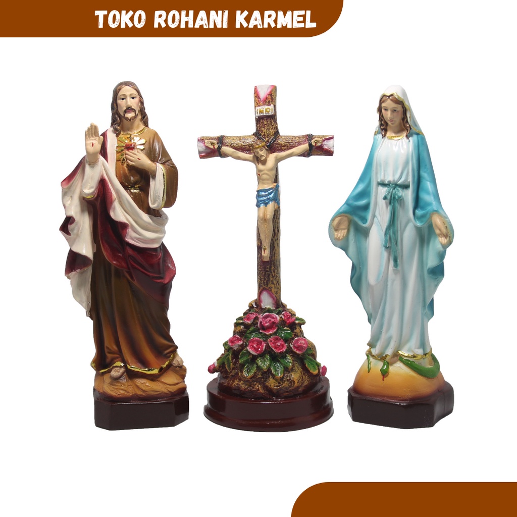 STATUE OF MOTHER MARY และ JESUS 1 ชุด / แพ็คเกจคลาสสิก / ชุดเครื่องขยายสัญญาณแมว / แพ็คเกจกุหลาบ / SITTING CROSS / JESUS STATUE
