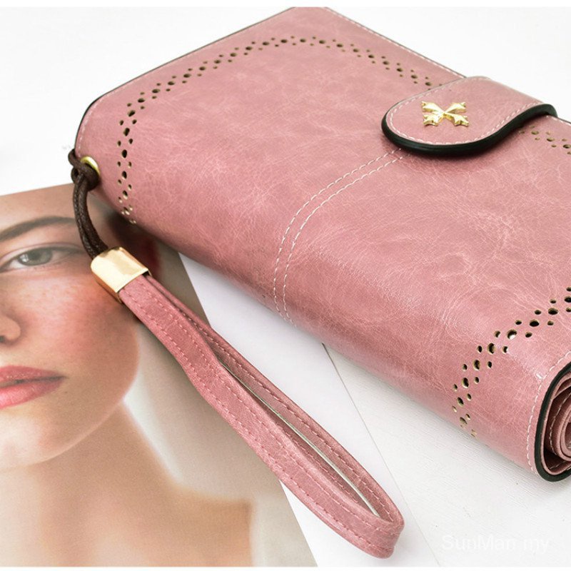 Multifunctional trifold zipper hand bag Clutches gH3N 72jxcxd117 ThaiPick