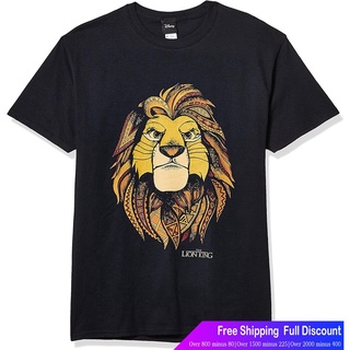 ดิสนีย์ร์ตูนพิมพ์ฤดูร้อน ย์เสื้อยืด Disney Mens Lion King Africa T-Shirt Disney T-shirt