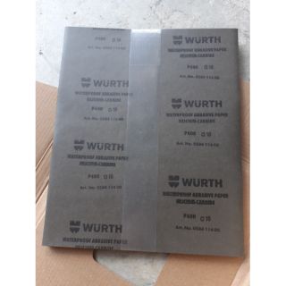 กระดาษทราย ขัดเหล็ก ขนาด 230 mm * 280 mm Wurth