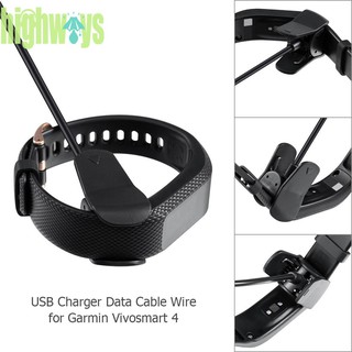 สายชาร์จ USB สำหรับ Garmin Vivosmart 4