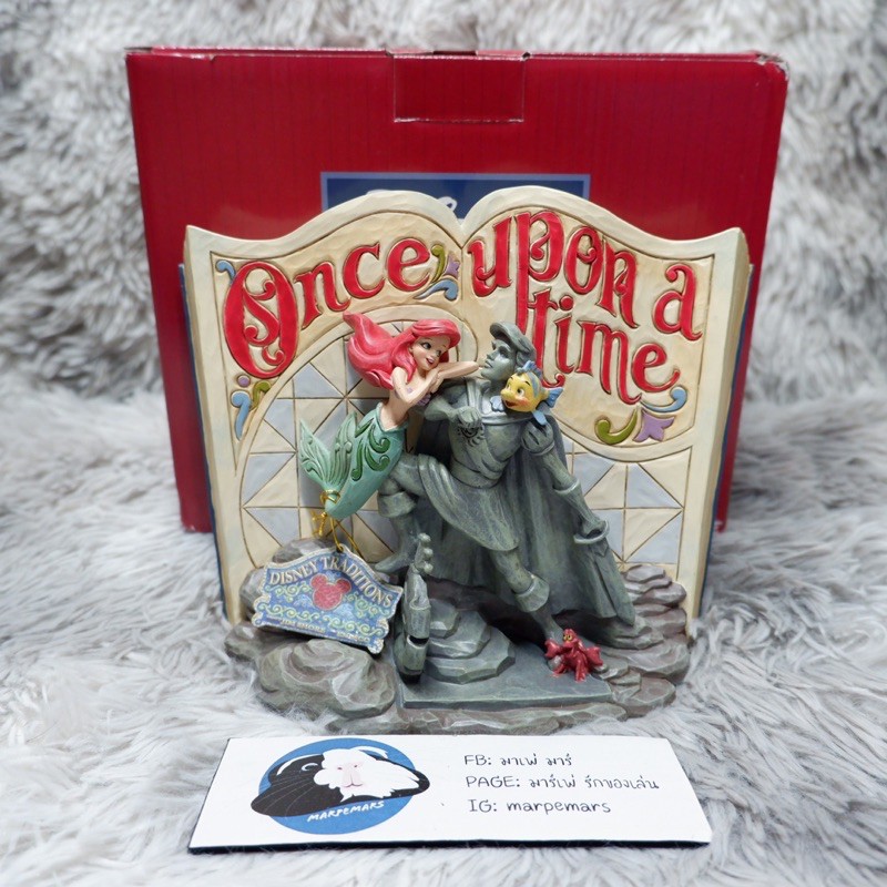 🌟พร้อมส่ง🌟Disney Traditions by Jim Shore Disney Little Mermaid Undersea Dreaming Storybook ( Ariel )
