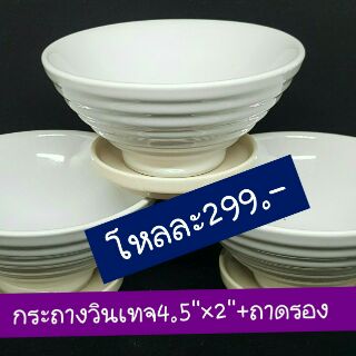 กระถางวินเทจ4.5"×2" ไม่รวมถาดรอง