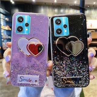 New 2022 เคสโทรศัพท์ Realme 9 Pro+ Free Fire 9i Realme9 Pro Fashion Starry Sky Plating Couple Love Pattern Cover Realme9ProPlus เคส Glitter Transparent Soft Case