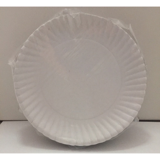 จานกระดาษขนาด6นิ้ว(50ใบ)