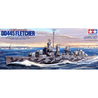 พลาสติก โมเดล ประกอบ TAMIYA สเกล 1/350 U.S.DESTROYER DD445 FLETCHER (ยาวประมาณ 328 mm)(78012)