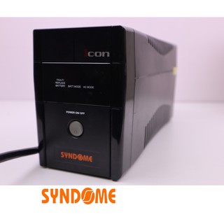 ups (เครื่องสำรองไฟฟ้า) syndome icon-800 LED (800 va/320 watt) เครื่องปล่าวไม่มีแบต