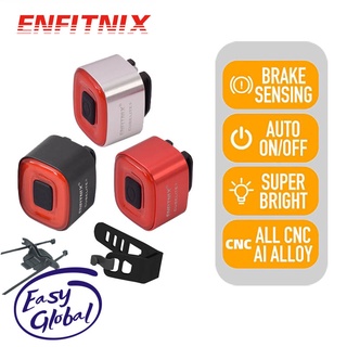 Enfitnix Cubelite 2 Cubelite 3 ไฟฉายจักรยาน ไฟท้ายจักรยาน อัจฉริยะ ไฟเบรก กันน้ํา LED ไฟกลางวัน อานที่นั่ง