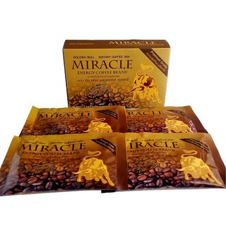 กาแฟสมุนไพร กระทิงทอง Miracle Energy Coffee