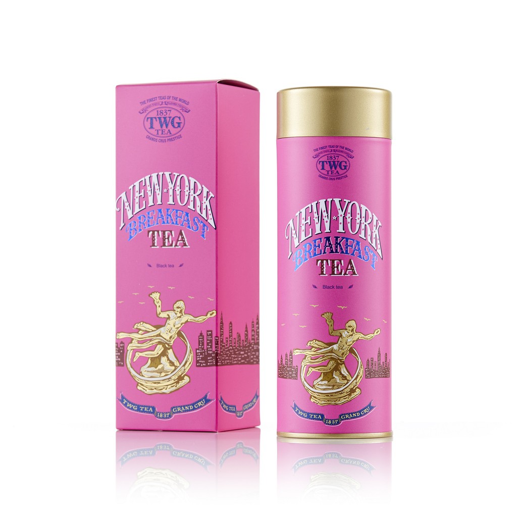TWG Tea New York Breakfast Tea Haute couture Tea Tin Gift / ชา ทีดับเบิ้ลยูจี ชาดำ นิวยอร์ก เบรคฟาสต์ ที บรรจุ 100 กรัม