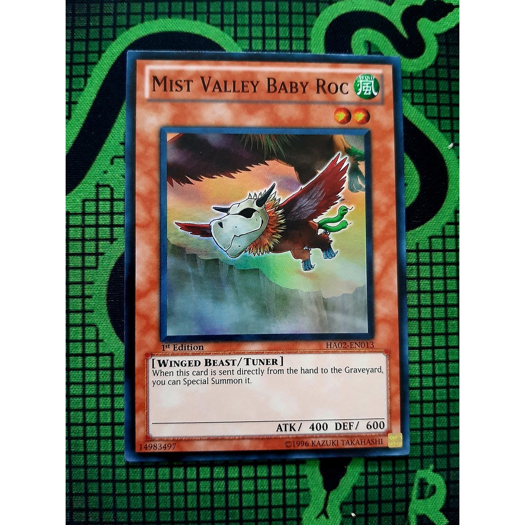 [ Do Lac Shop ] Mint90 Yugioh Monster Cards -Mist Valley Baby Roc - HA02-EN013 - Super