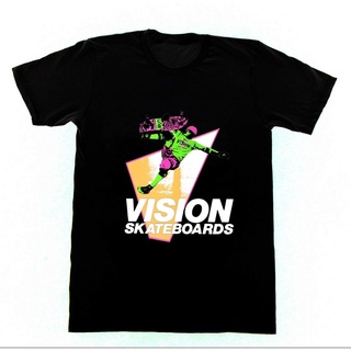 [S-5XL] เสื้อยืดผ้าฝ้าย พิมพ์ลาย Vision Street Boneless Gator 38 สไตล์วินเทจ สําหรับสเก็ตบอร์ด Hosoi Zorlac FJmeme75JFbk