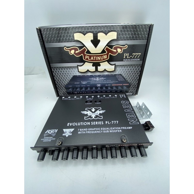 ปรีแอมป์รถยนต์7แบน PLATINUM รุ่น PL-777 / รุ่น AK 7.1