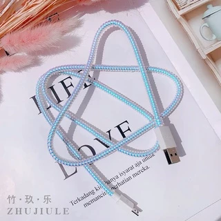 พร้อมส่ง สินค้าสายเกรียว ถนอมสายชาร์จอย่างดี คุณภาพเกินราคา ตกเเต่งสาย ใช้งานง่าย