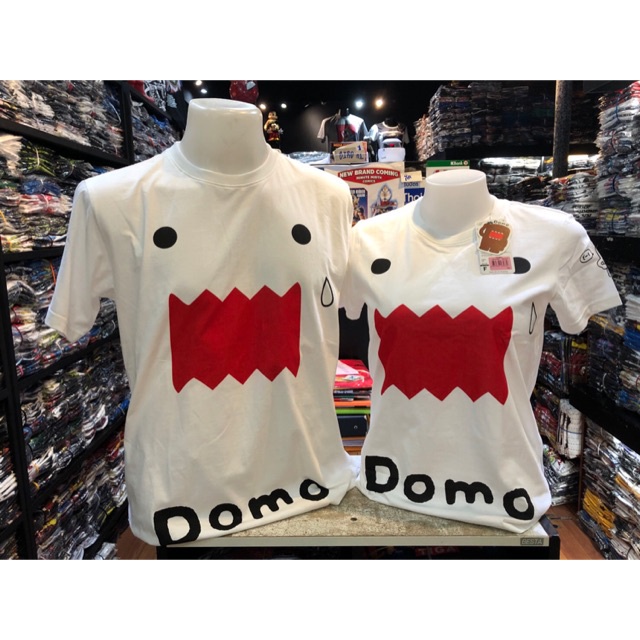 เสื้อยืดผ้าฝ้ายพิมพ์ลายขายดี ๑ ℗เสื้อยืดลิขสิทธิ์แท้ ลายการ์ตูน โดโม่ Domo(แท้100%)