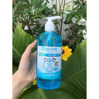 เจลอนามัยล้างมือ อ่อนโยน ปลอดภัย GO CARE Hand Sanitizer Gel Alcohol 70%+ 500 ml