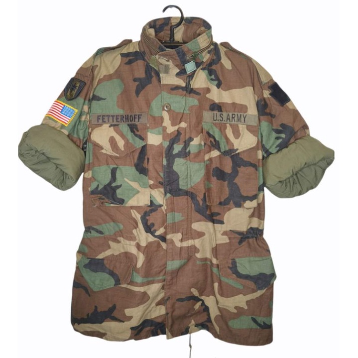 🔥M65 USA Army Jacket  🇺🇸🔥 เสื้อทหารอเมริกาแท้100% "ปี1985" (จัดส่งฟรี​เก็บเงิน​ปลายทาง​ได้​ไม่​บวก​เ