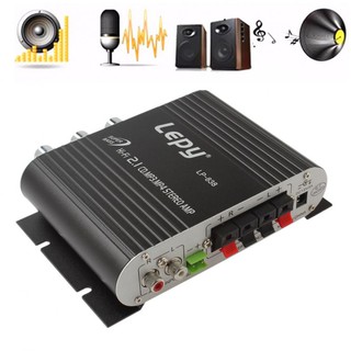 Mini Hi - Fi Amplifier Booster วิทยุสเตอริโอ Mp 3สำหรับรถยนต์