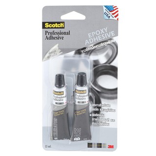 3M STEEL WORKING 15ML CL EPOXY GLUE กาวอีพ็อคซี่ งานเหล็ก 3M สีใส ขนาด 15 มล. กาวอีพ๊อกซี่ กาว เครื่องมือช่างและฮาร์ดแวร