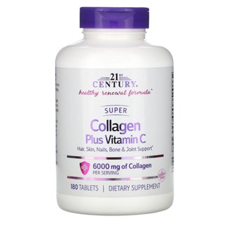 Super Collagen Plus Vitamin C, 6,000 mg, 21st Century