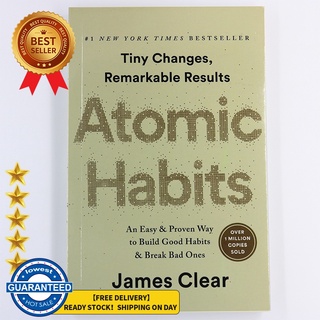 【ขายดี】 Atomic Habits หนังสือภาษาอังกฤษ