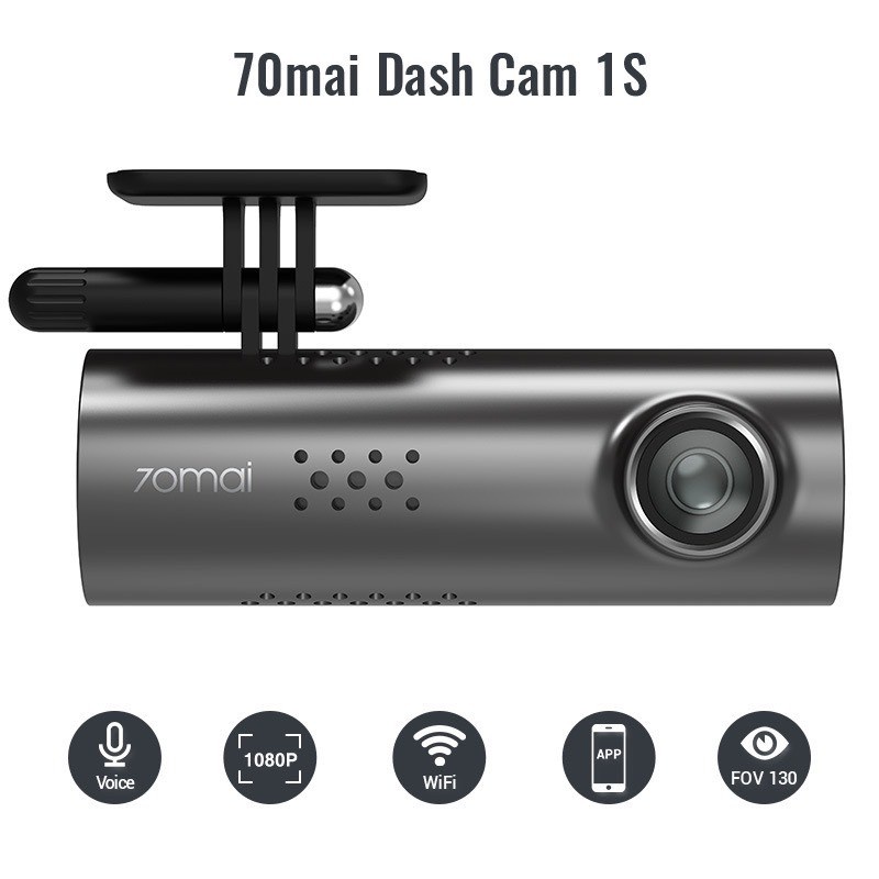 ♧▼▫70mai 1S Dash Cam กล้องติดรถยนต์ กล้อหน้ารถ กล้องติดรถยนต์ ติดหน้ารถยนต์ คมชัดสั่งการด้วยเสียง M018
