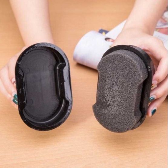 HomeHuang [พร้อมส่ง] แปรงฟองน้ำ แปรงขัดรองเท้า ฟองน้ำขัดเงารองเท้า กระเป๋าหนัง  สําหรับทําความสะอาด