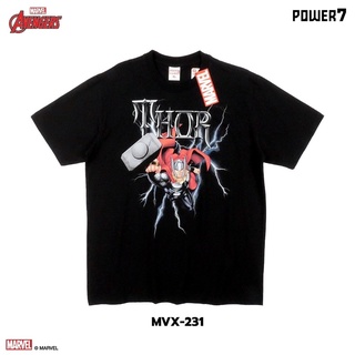 Power 7 Shop เสื้อยืดการ์ตูน THOR ลิขสิทธ์แท้ MARVEL COMICS  T-SHIRTS (MVX-231)