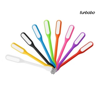 Turbobo โคมไฟอ่านหนังสือ LED USB แบบพกพา ขนาดเล็ก ยืดหยุ่น สําหรับคอมพิวเตอร์ แล็ปท็อป พีซี