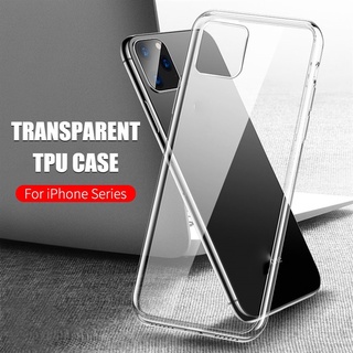 เคสโทรศัพท์ TPU เคสใสนุ่มสำหรับ สำหรับ เคสไอโฟน  สำหรับ iPhone 13 12 Mini 11 Pro XR X XS Max 8 7 6 6s Plus SE 2020 เคสมือถือกันรอยฝาครอบเคสแบบใส