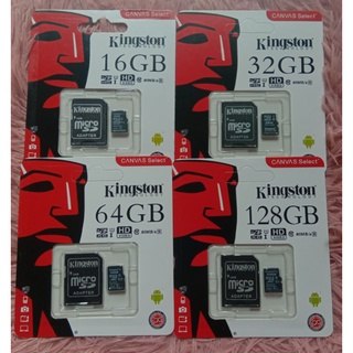 เมมโมรี่การ์ด Kingston Micro SD card Memory Card 8GB 16GB 32GB 64GB 128GB กล้อง/ โทรศัพท์มือถือ