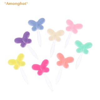 Amonghot&gt; ใหม่ ที่สนเข็มเย็บผ้า ลายผีเสื้อ 10 ชิ้น