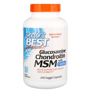 Doctors Best, Glucosamine Chondroitin MSM with OptiMSM, 240 Veggie Caps