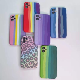 เคสสีรุ้งงานกำมะหยี่ มาใหม่สินค้าพร้อมส่ง สำหรับรุน VIVO Y12SE-Y20-Y12S-Y30-Y50-Y17-V20-V20pro-SAM-A42