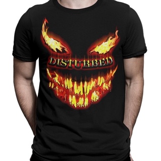 ใหม่ เสื้อยืดผ้าฝ้าย 100% พิมพ์ลาย Disturbed Inside The Fire Jehbjn48Hajofn25 ของขวัญวันหยุด สําหรับผู้ชาย XS-3XLSize S-