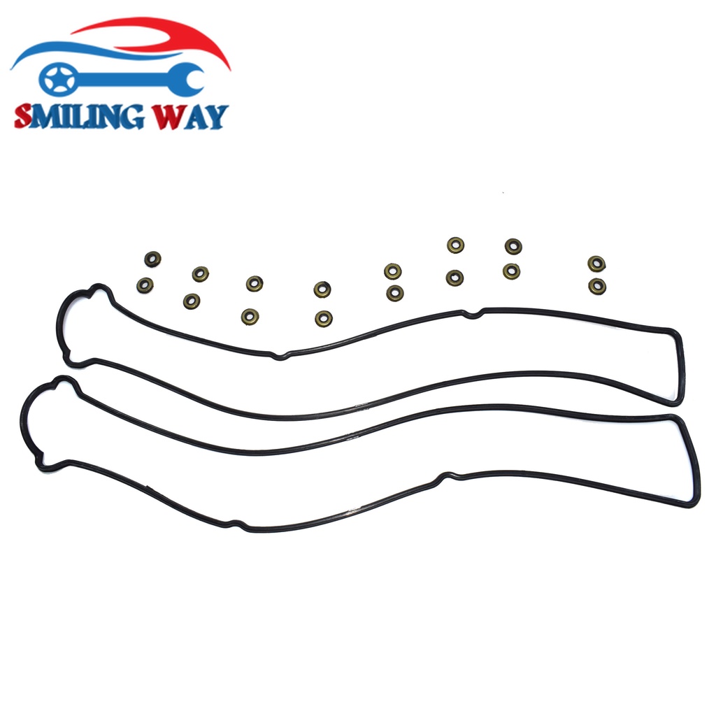 Valve Cover Gasket & Bolt Grommet Washer Seal 16pcs Kit For Toyota