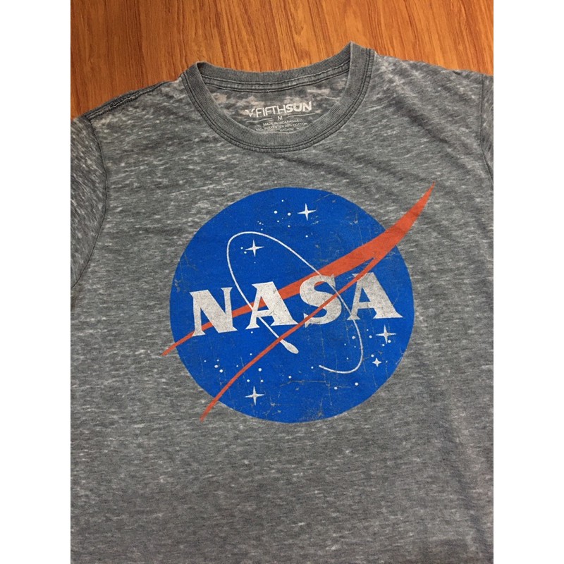เสื้อยืดมือสอง นาซ่า NASA Size M มือ2