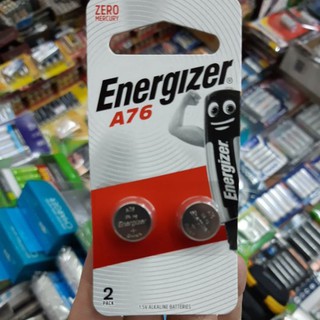 ถ่าน Energizer LR44,A76,AG13 1.5V Alkaline Battery จำนวน 2ก้อน ของแท้บริษัท