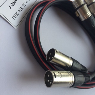 Dynacom J-2049 PLUG XLR 2C+JACK XLR 2C 1m.