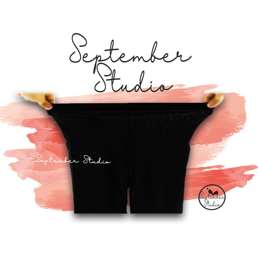 กางเกงซับในสีดำ มีทั้งขายาว ขาสั้น เนื้อผ้าเกรดดีไม่บาง นุ่ม มี 2 แบบ 5 ไซส์ มีไซส์ใหญ่ - รูปที่ 6