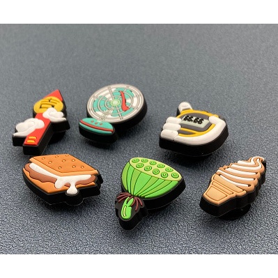 CROCS ใหม่-(jibbitz Charms)/รองเท้าแตะ (คุณภาพสูง)/ ชุดจิบบิทซ์/โครค จิบบิทซ์/วันเกิด ของขวัญ