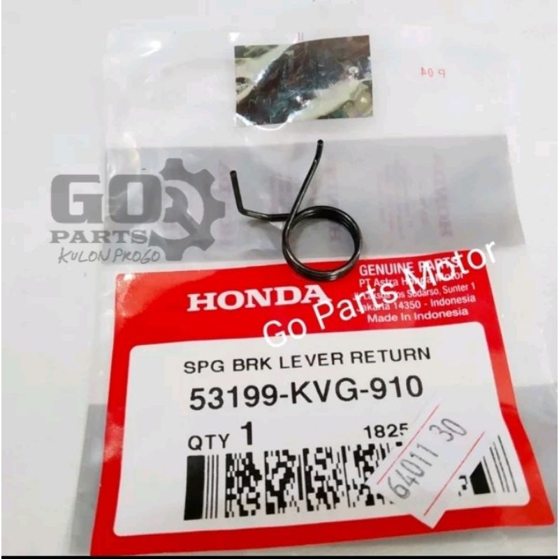 53199-KVG-910 คันจับเบรคหน้าขวาสปริง ORIGINAL Honda Beat fi Vario 110 125 150 ประเภท CBS
