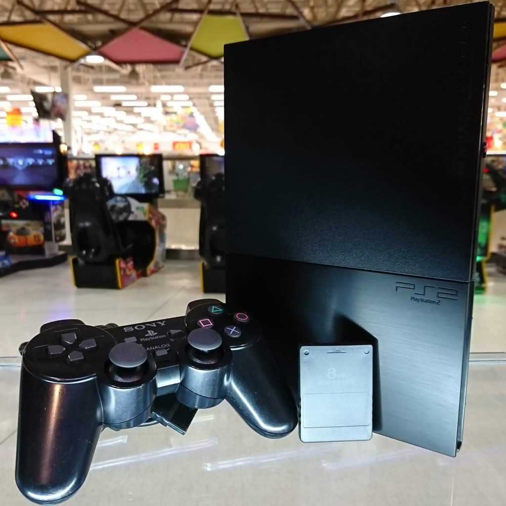 เครื่อง PS2 มือ2 สภาพดี+จอยแท้+เมม8mb หัวอ่านใหม่ Playstation 2 มือสอง แถมเกมแบบสุ่ม 3 เกม