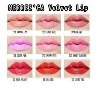 Merrezca Speak Velvet Lip ลิปครีม เวลเวท เมอร์เรซก้า