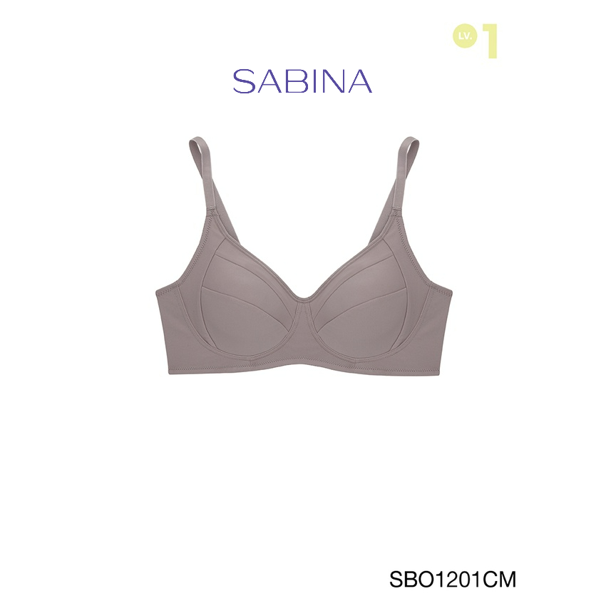 Sabina เสื้อชั้นใน Wireless Bra (ไม่มีโครง) รุ่น Function Bra รหัส SBO1201CM สีน้ำตาล