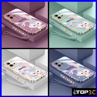 เคส Vivo V25 Y35 V25E Y16 Y22 Y22S Y30 5G Y20 Y12S Y20S V25 Pro Y15S Y01 Y01A Y17 Y15 Y12 Y11 Y21 Y21T Y22S Y33T Y33S เคสโทรศัพท์มือถือ ลายการ์ตูนกระต่าย StellaLou สําหรับ TZ