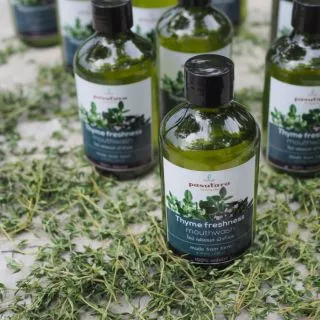 Thyme Freshness Mouth Wash 200 ml น้ำยาบ้วนปาก ไทม์ พสุธารา ฆ่าเชื้อ ลดอักเสบ