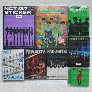 พร้อมส่ง อัลบั้มไม่แกะซีล nct 127 sticker sticky seoul city catharsis classic nct dream hello future nct 2021 universe