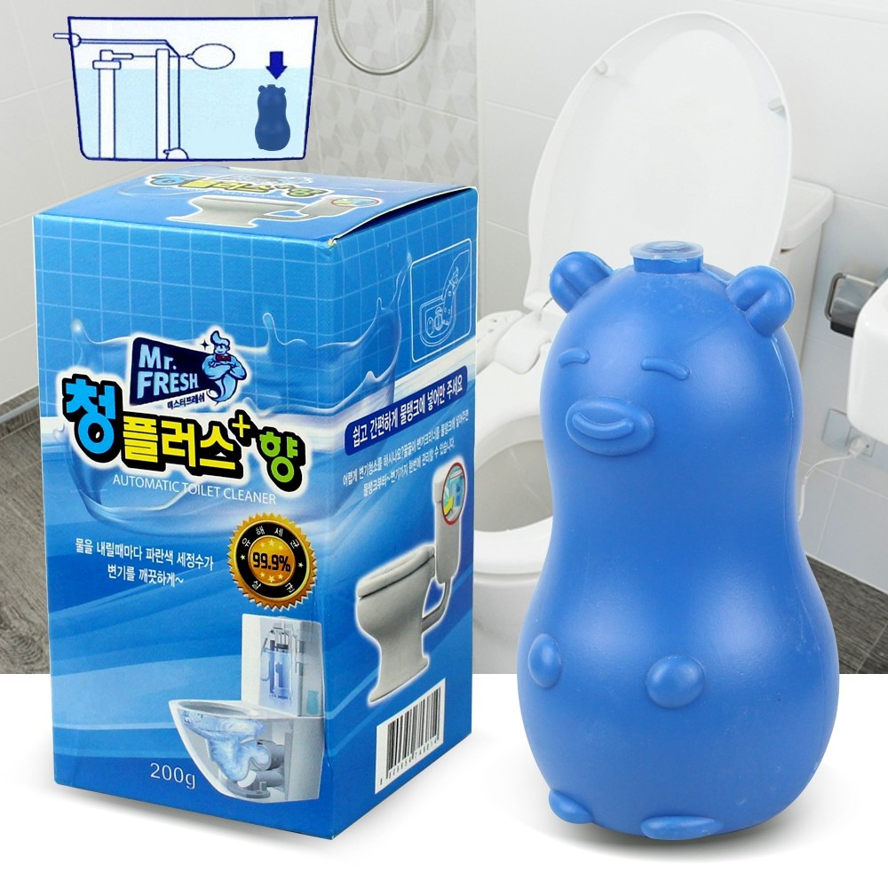 I DEAHOME ดับกลิ่นห้องน้ำ ดับกลิ่นชักโครกh รุ่น Toilet-Cleaner-korea-blue-00c-J1