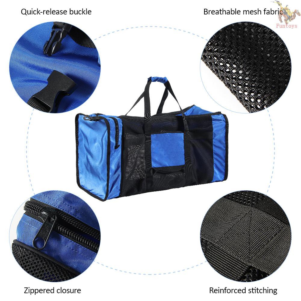FUTO 100L Mesh Duffle Gear Bag for Scuba Diving Snorkeling Swimming Beach and Sports Equipment ราคา ถูกที่สุด ดีลบีเคเค แกลเลอรีภาพที่ 4